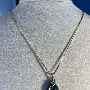 16 inch gold chain with pendant